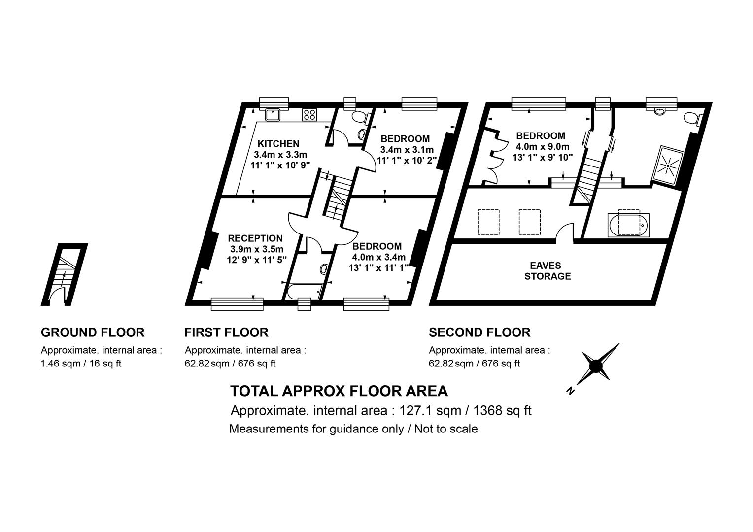 Flat 2, 29, Bicknell Road, London floorplan