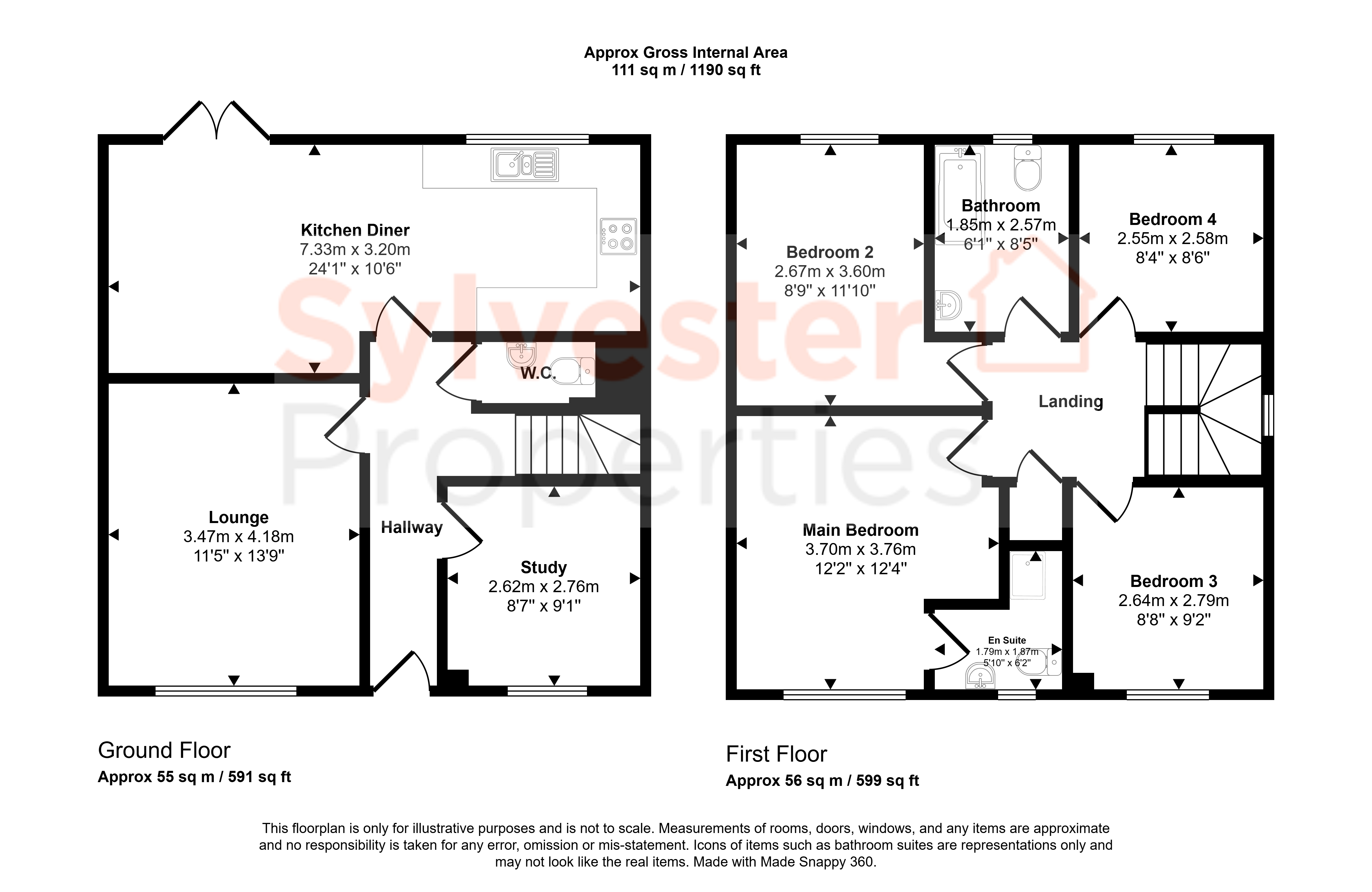 39, Kielder Drive, Stanley floorplan
