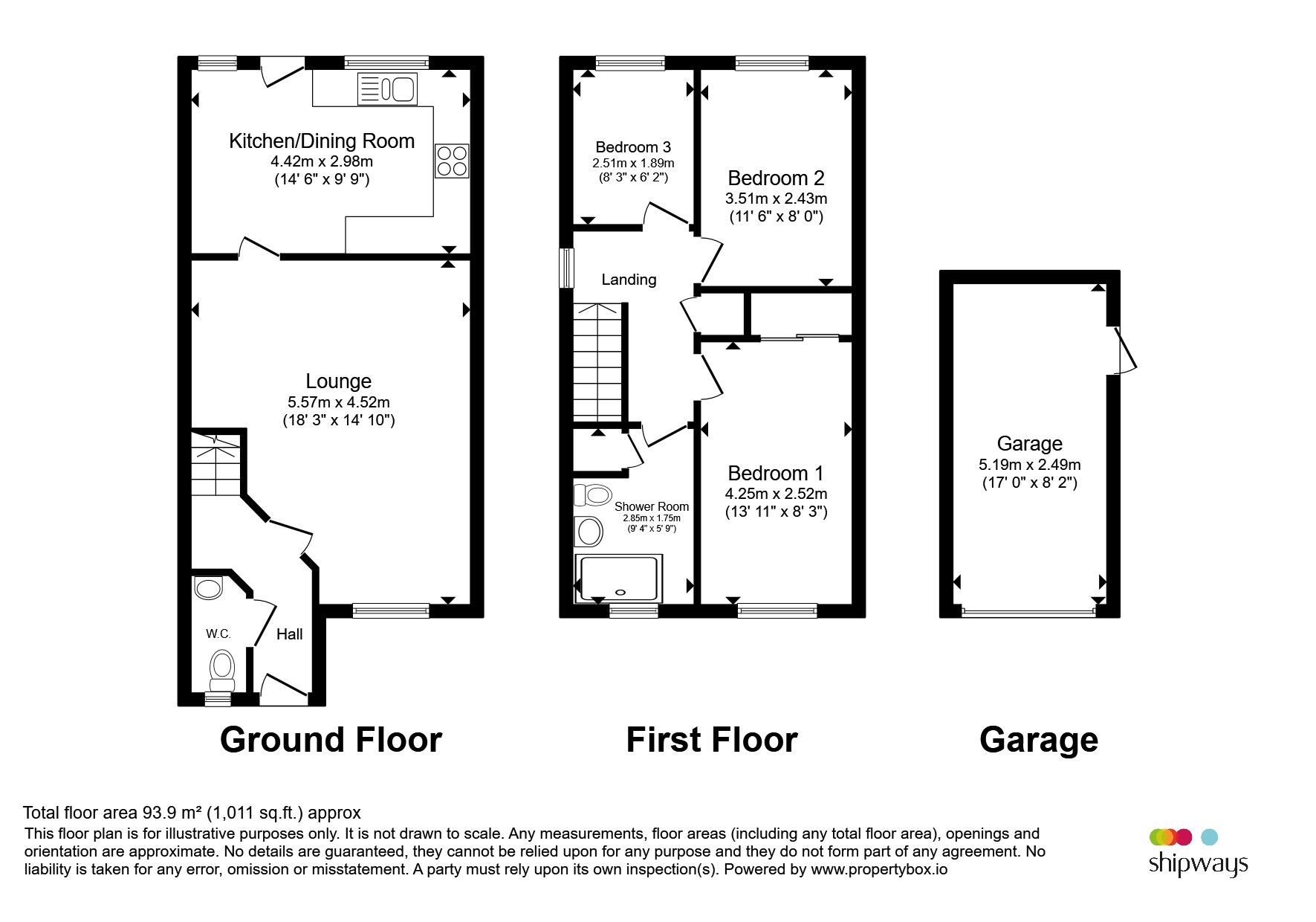 22, The Stewponey, Stourbridge floorplan