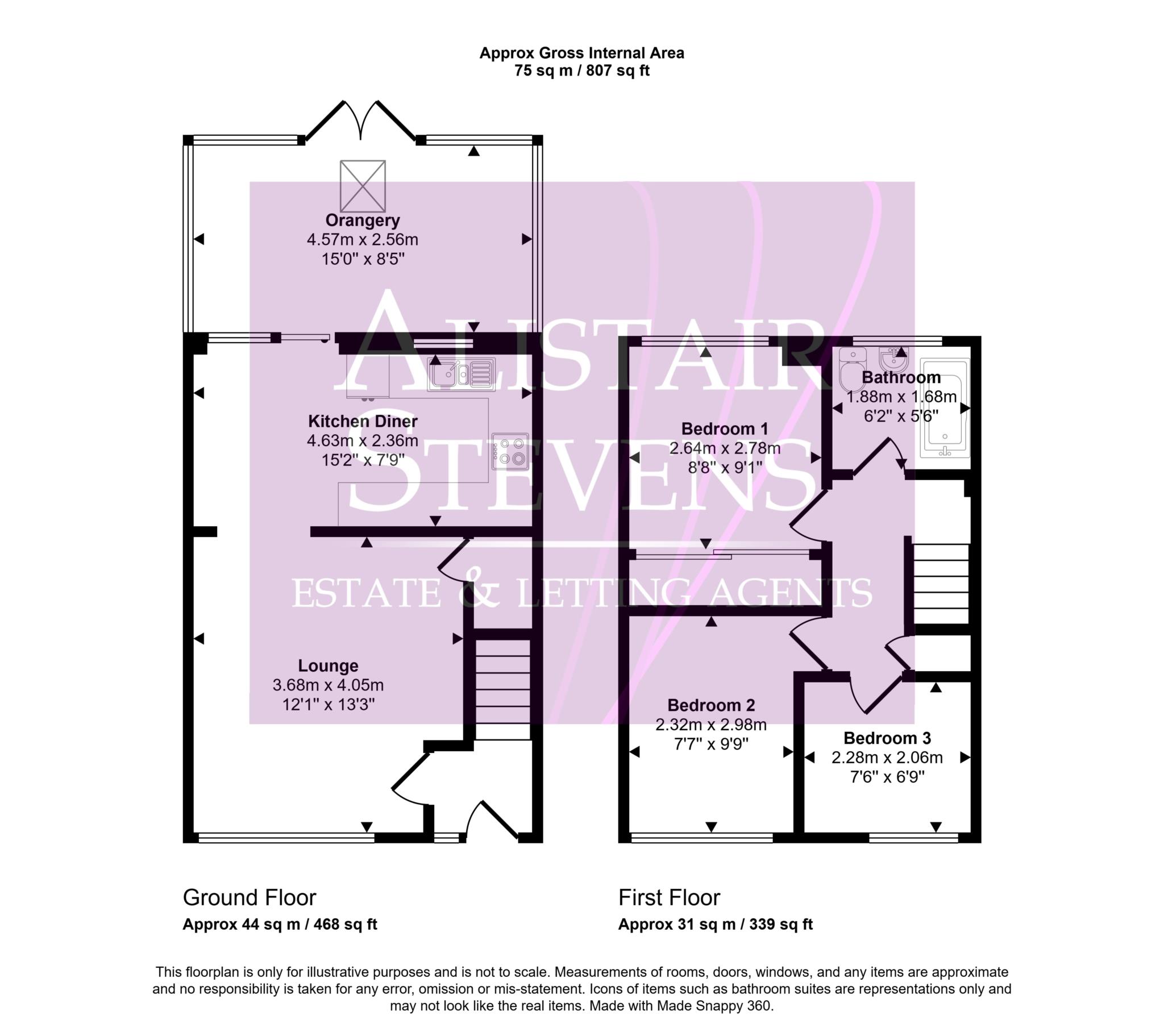 16, Chetwyn Avenue, Oldham floorplan