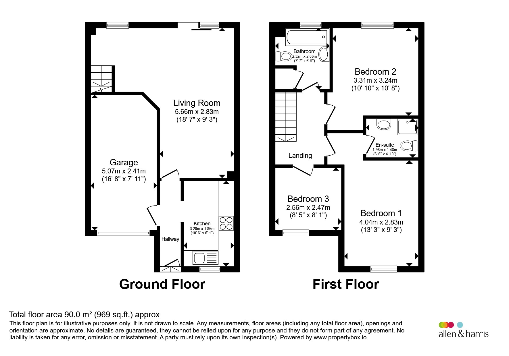 21, Balmoral Close, Chippenham floorplan
