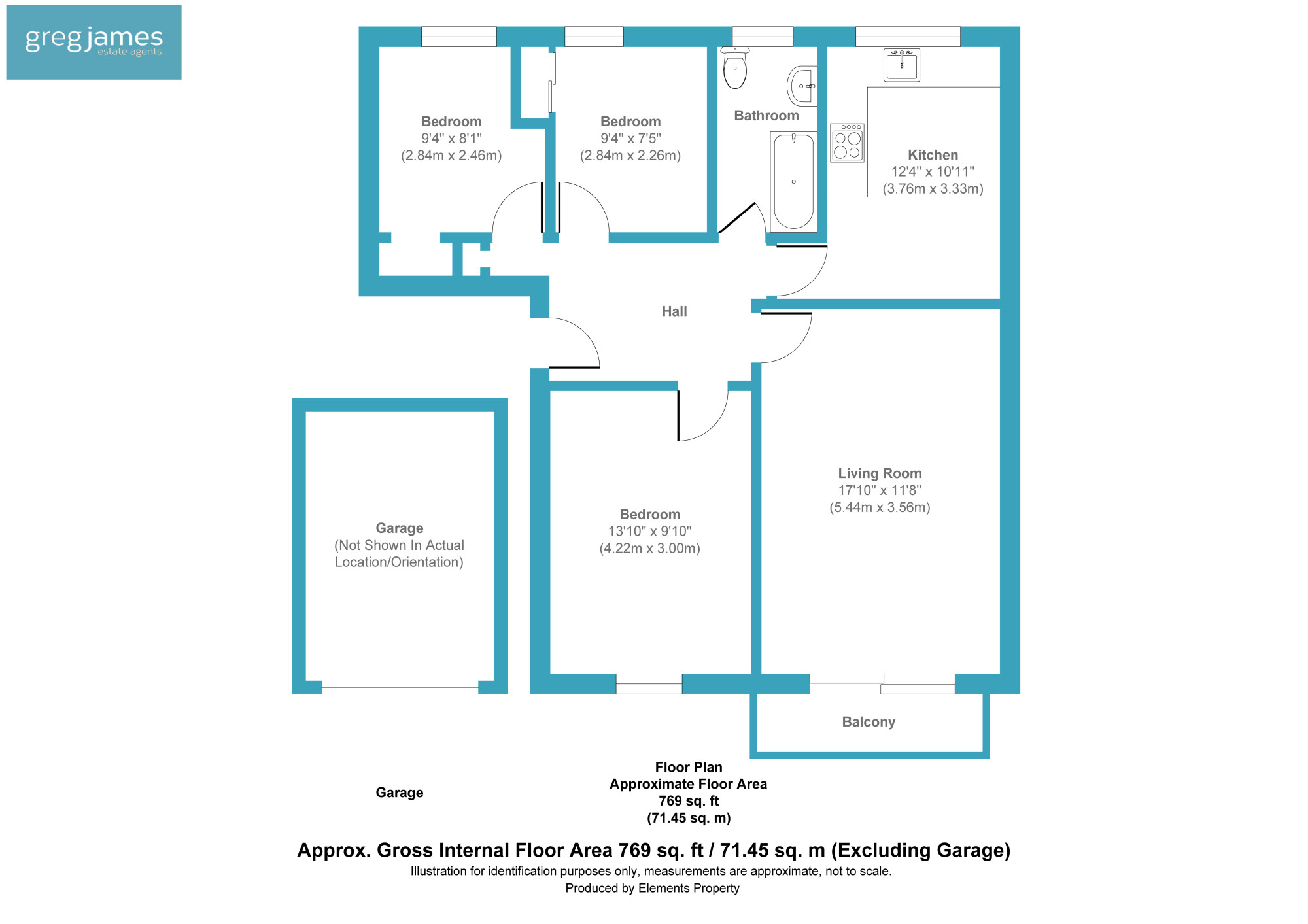 Flat 2, Highgate Court, Farnborough floorplan