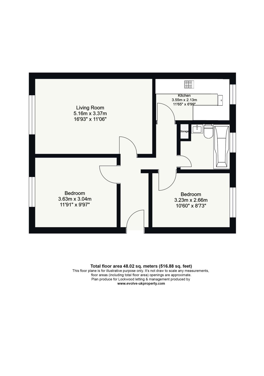 6, Greenacre Court, South Road floorplan