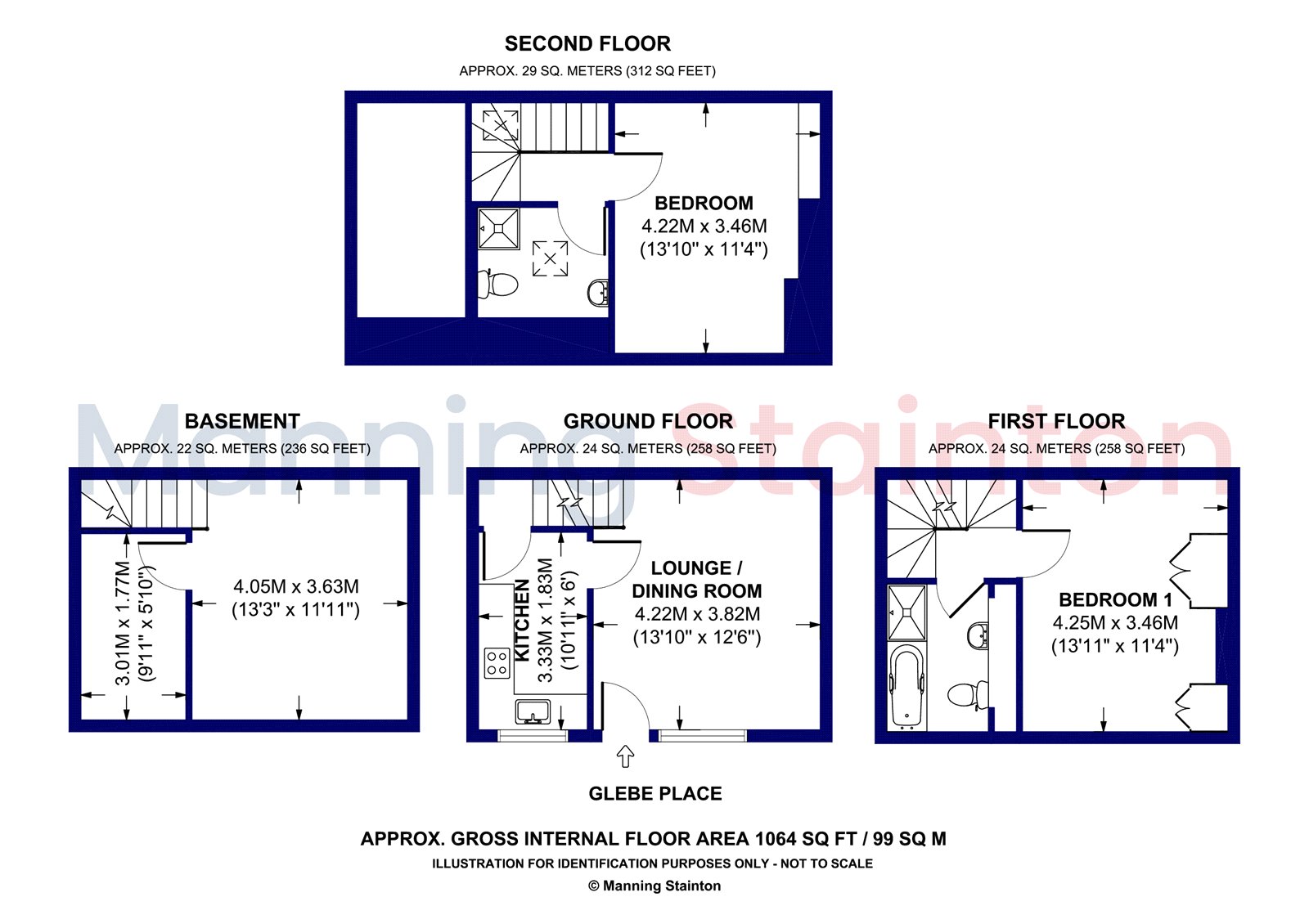 11, Glebe Place, West Yorkshire floorplan