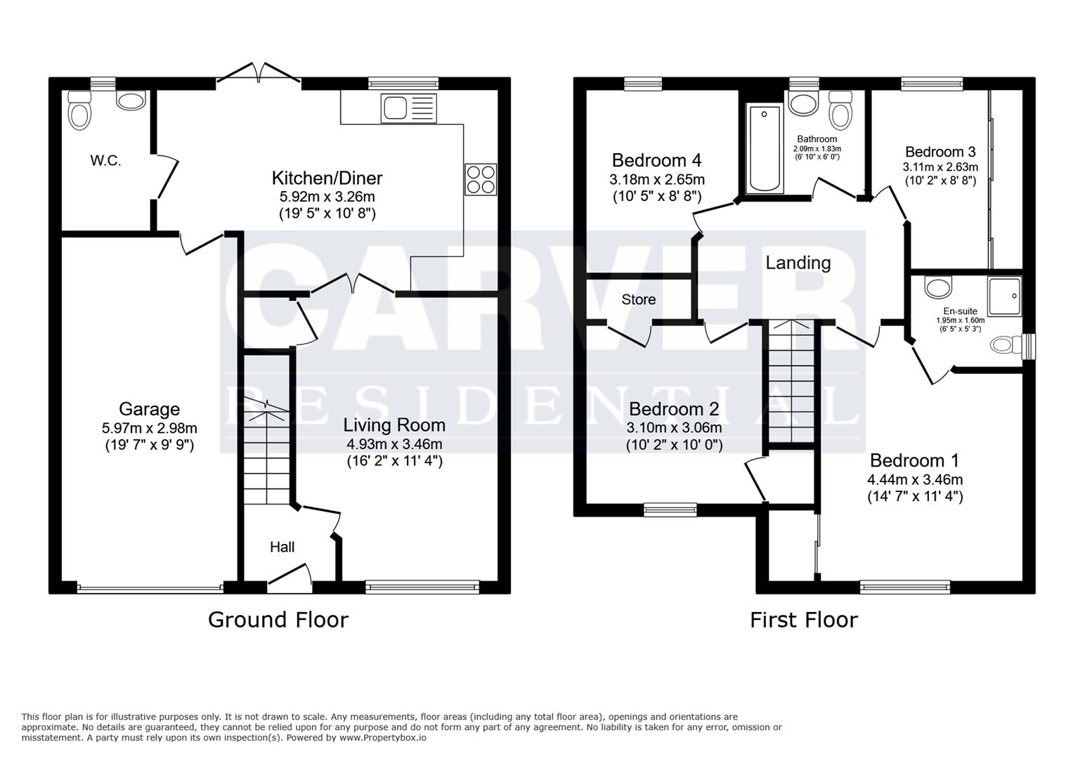 28, Hedgehog Way, Northallerton floorplan