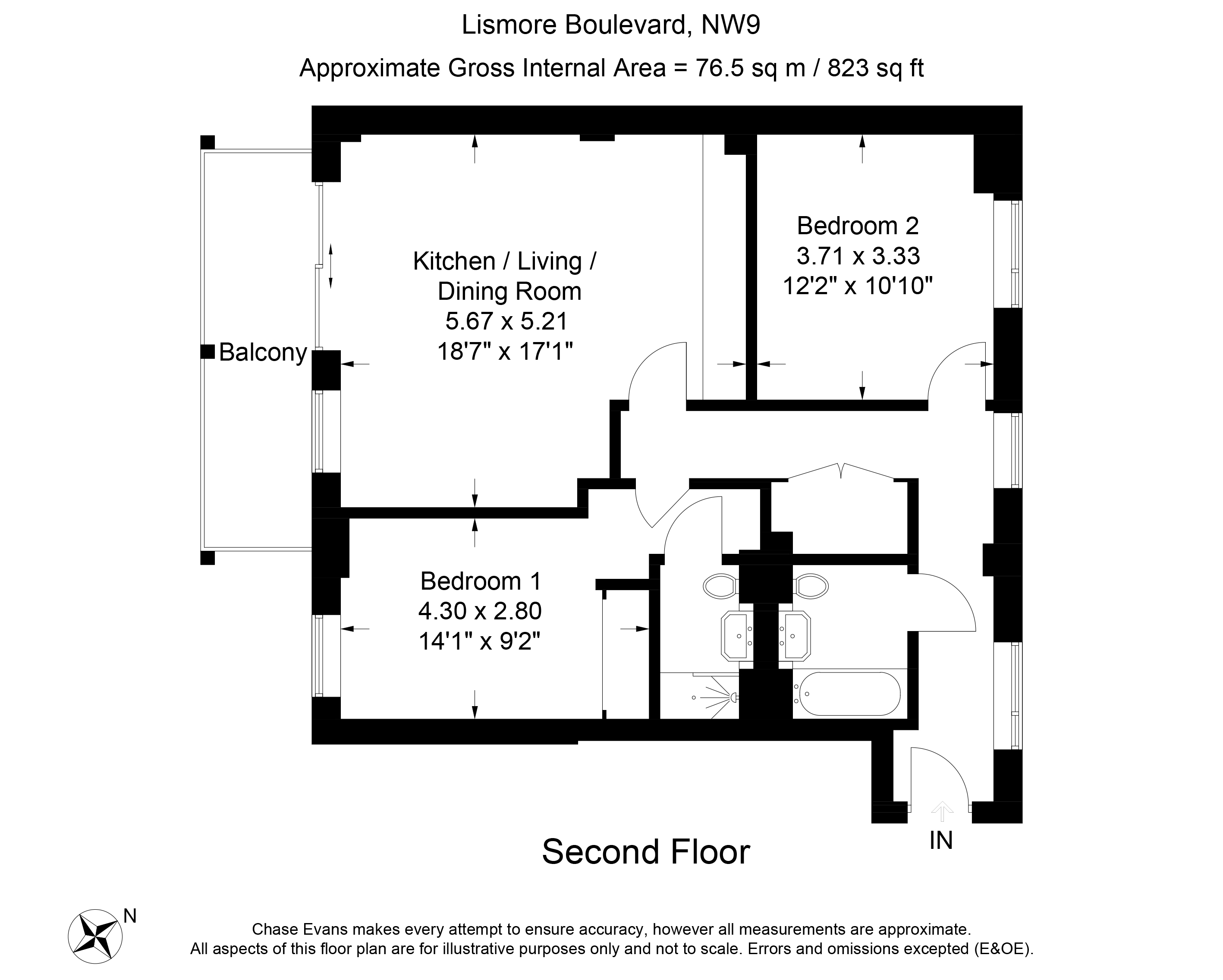 2 Bedrooms Flat to rent in Lassen House, Colindale Gardens, Colindale NW9