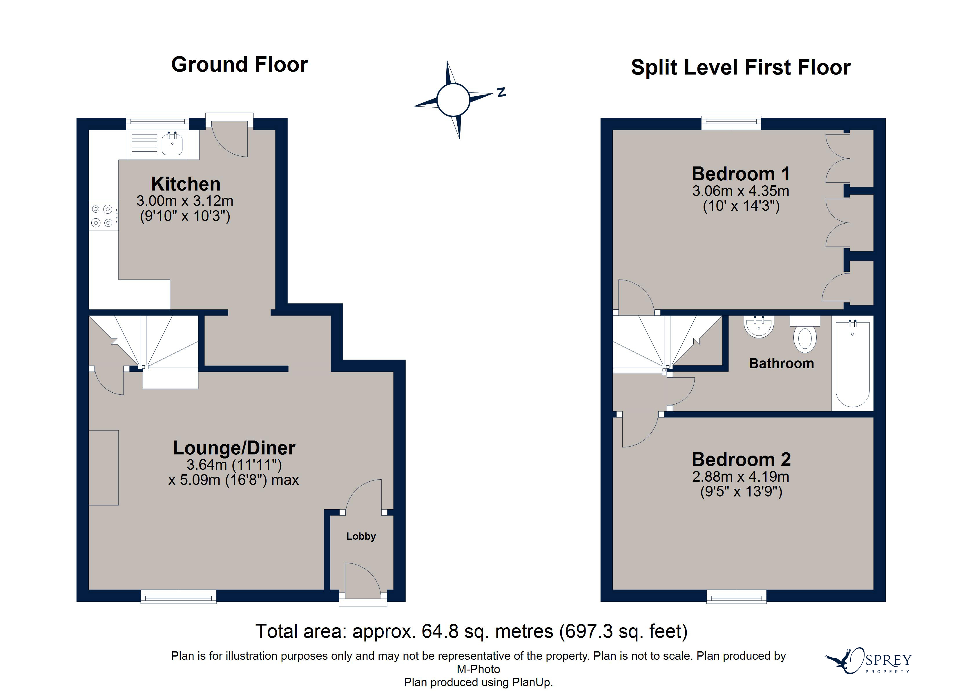 13, Tods Terrace, Uppingham floorplan