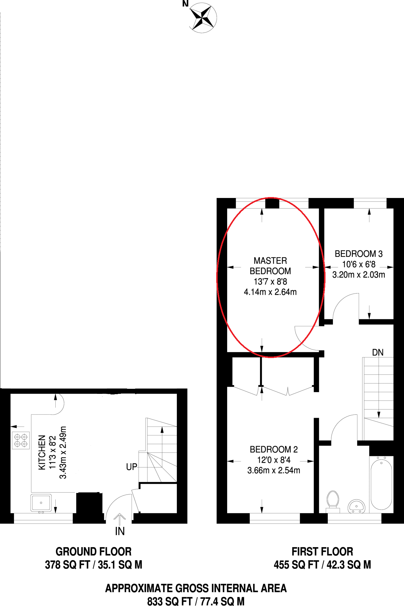 32 , Ramsey Street, London floorplan
