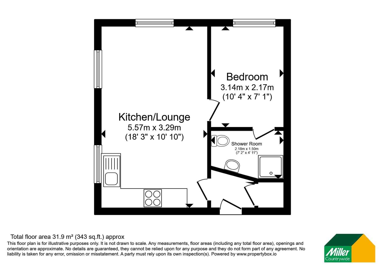 5 Elizabeth Court,, Higher Bugle, St. Austell floorplan