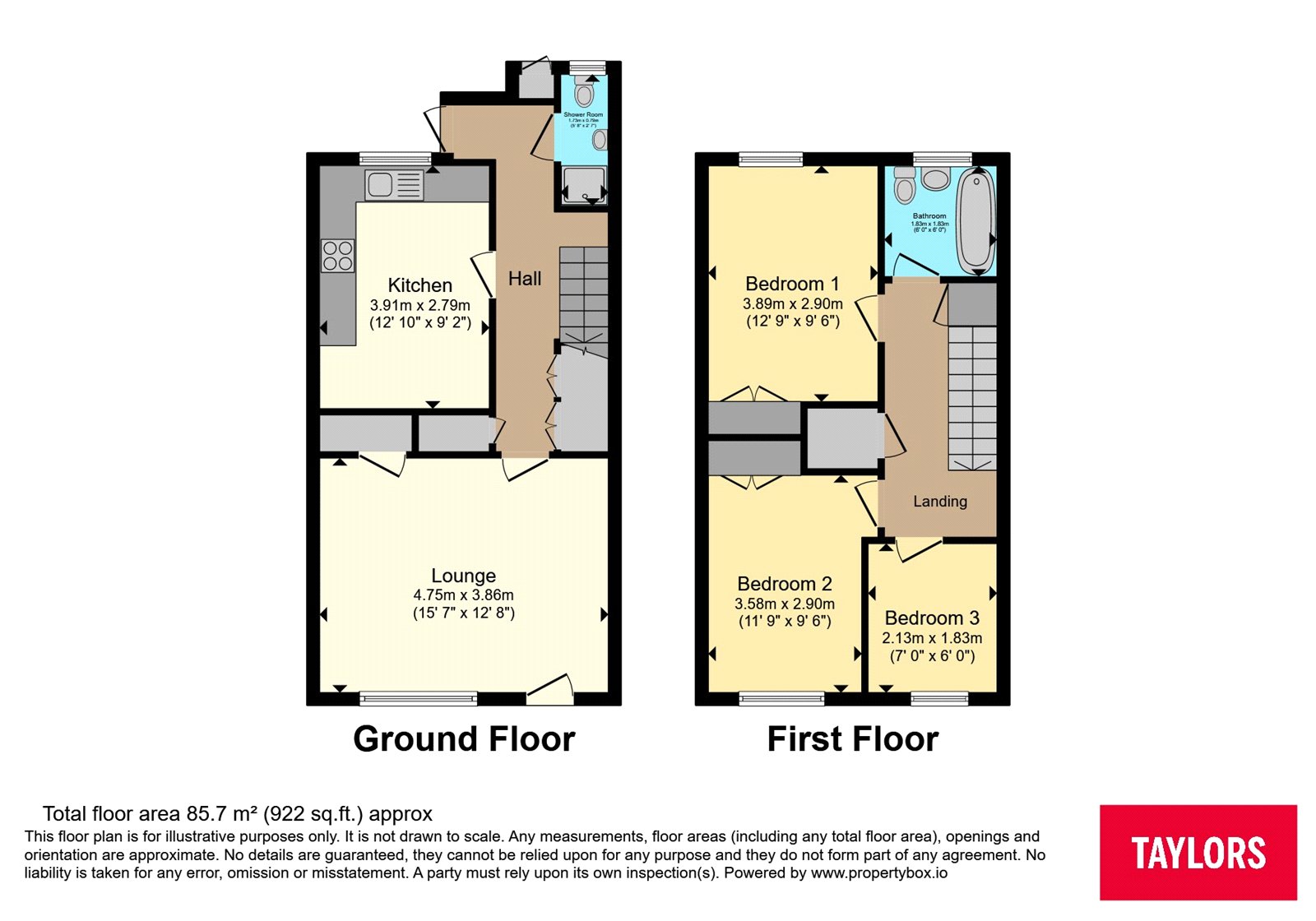 108, Spoondell, Bedfordshire floorplan