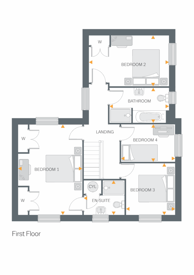 47, Zouch Road, Hathern, Leicestershire floorplan