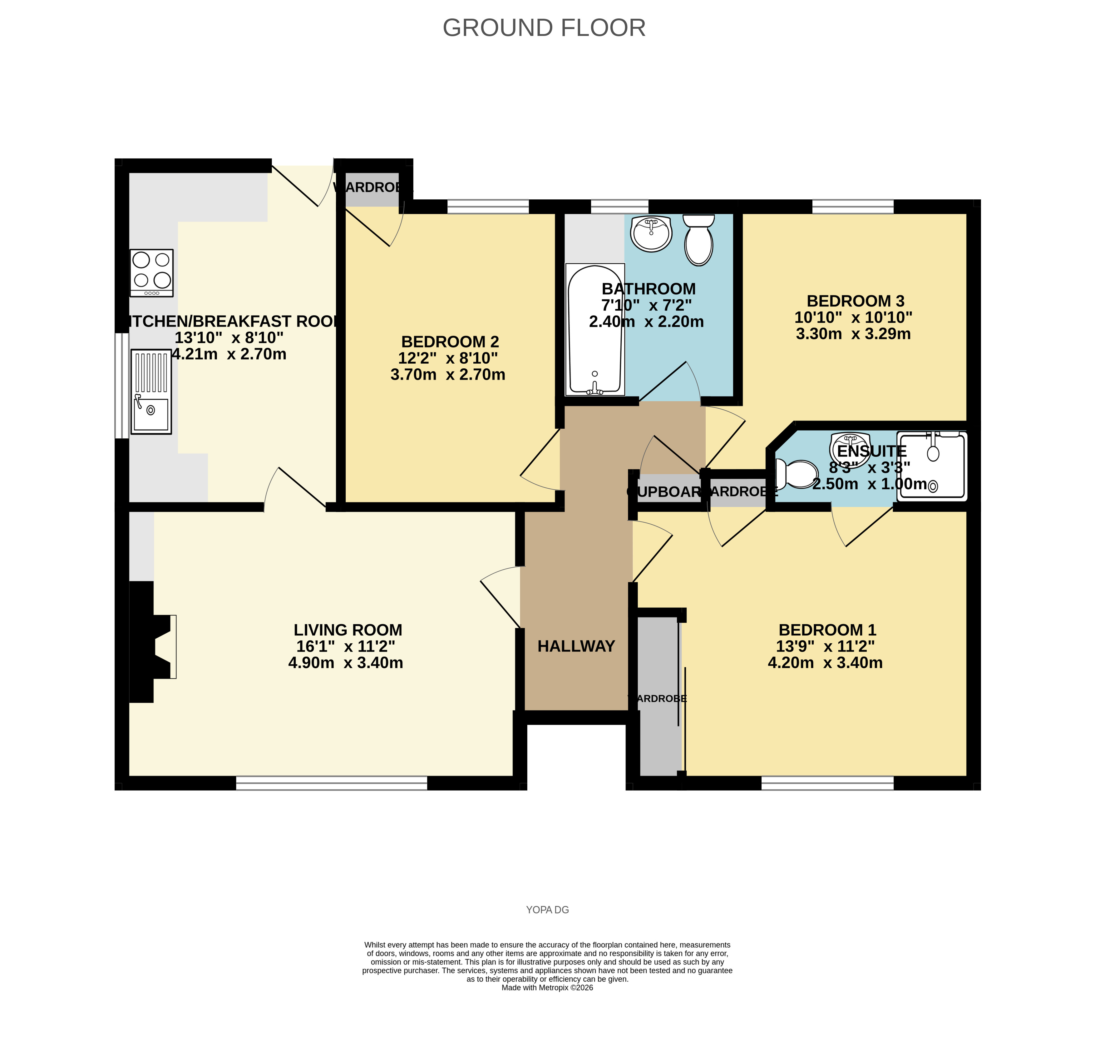 1, Queens Grove, Dalbeattie floorplan
