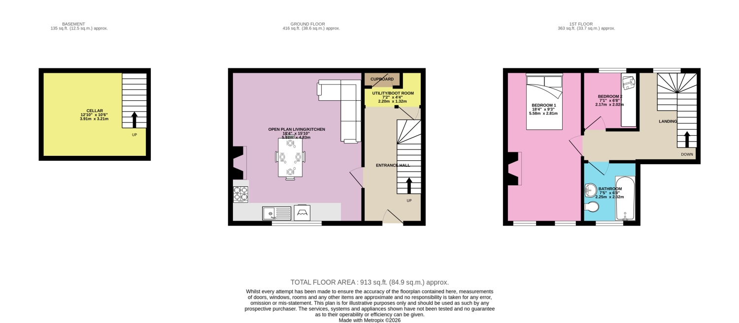 530, Halifax Road, Liversedge floorplan