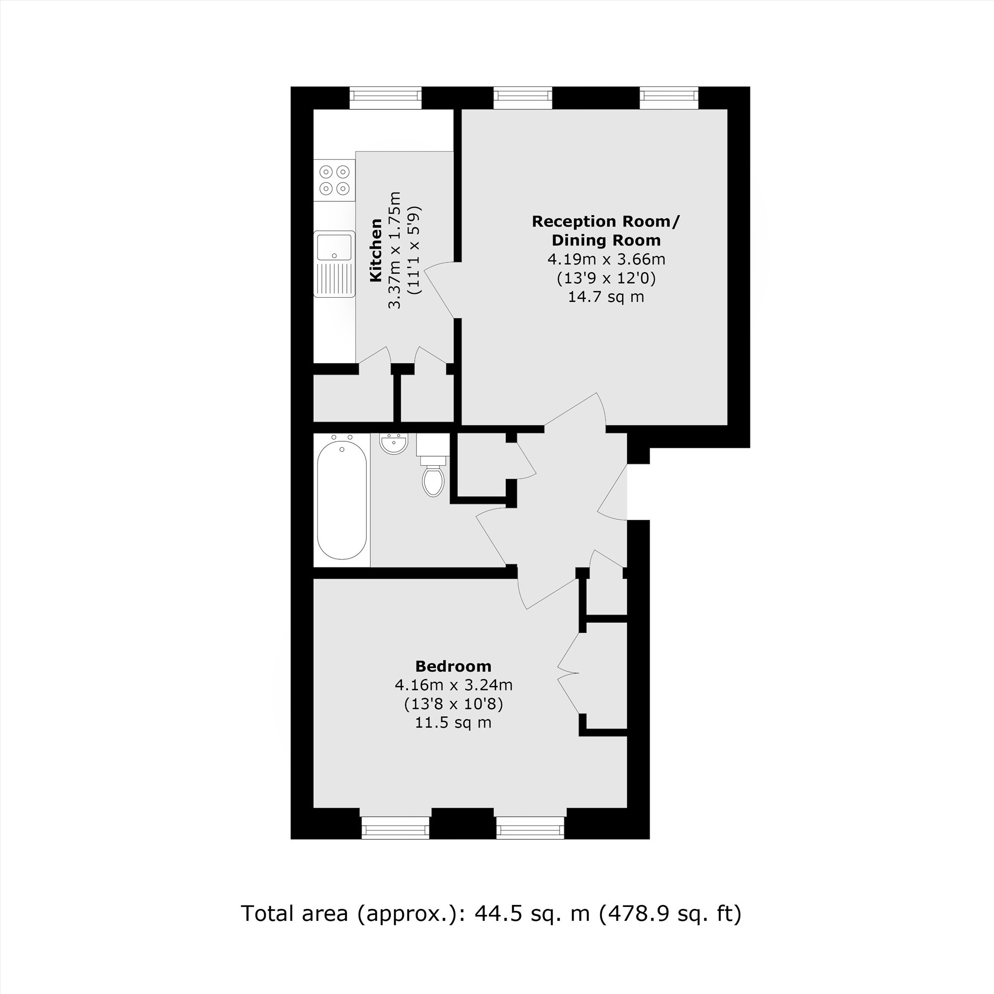 Harrowdene Gardens, Teddington floorplan