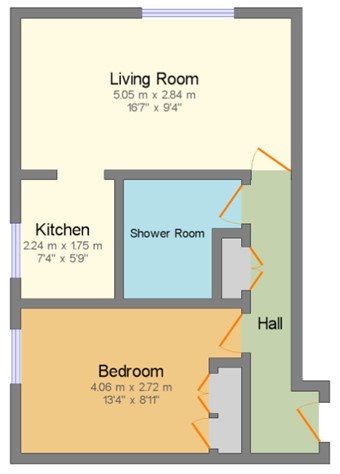 2, Belvedere Court, Dawlish floorplan