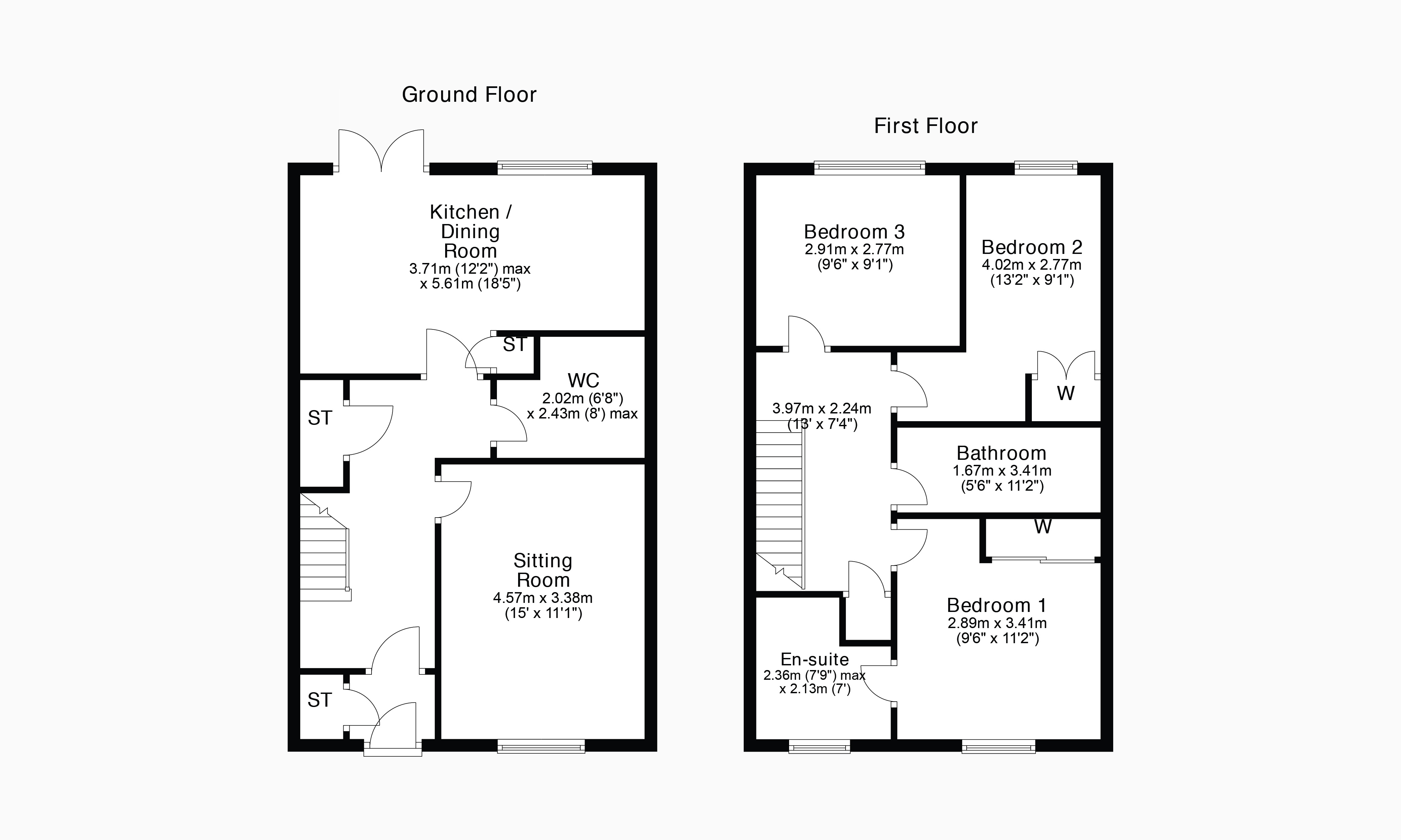 Crown Crescent, Larbert, Falkirk FK5, 3 bedroom end terrace house for