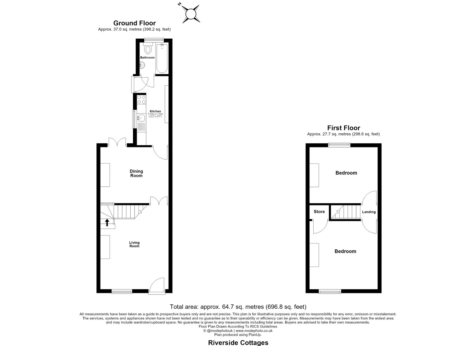 10, Riverside Cottages, Riverside, Ware floorplan