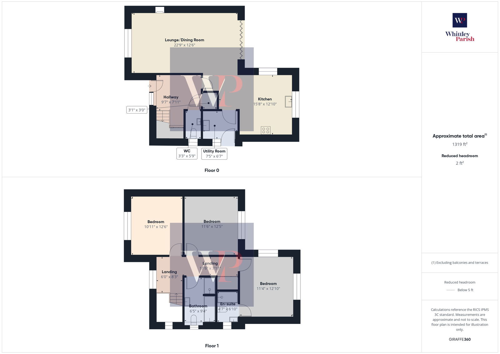 1 Alia Way,The Chestnuts, Diss floorplan