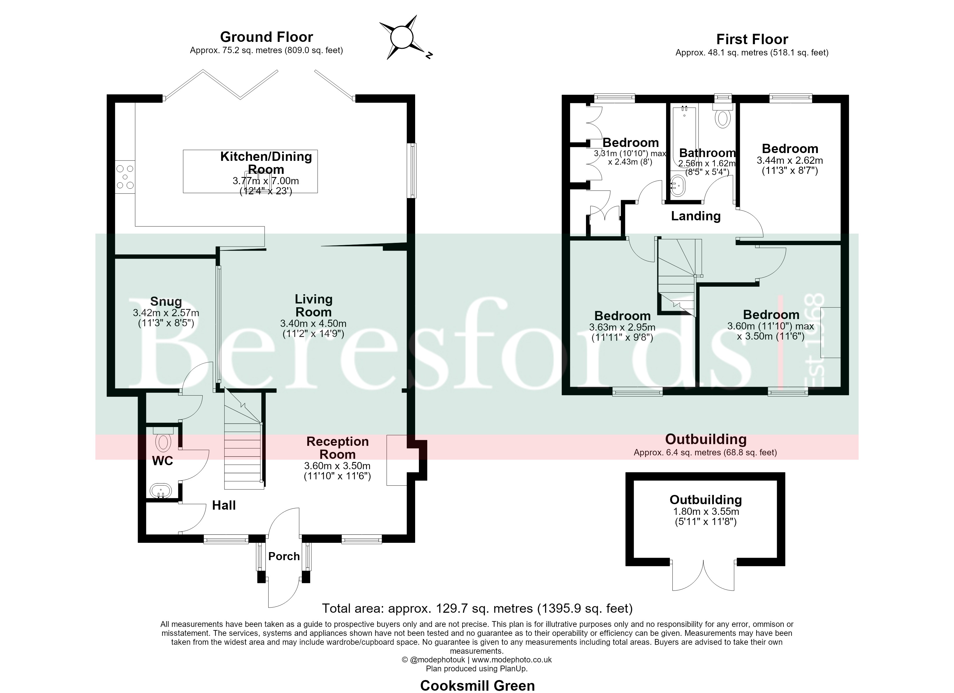 Ivymuir Cottage,, Cooksmill Green, Essex floorplan