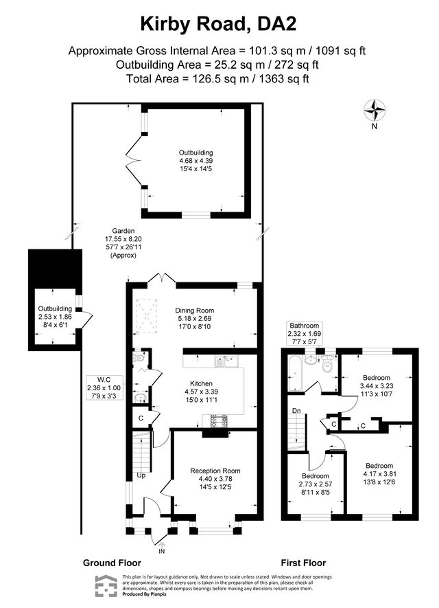 137, Kirby Road, Kent floorplan