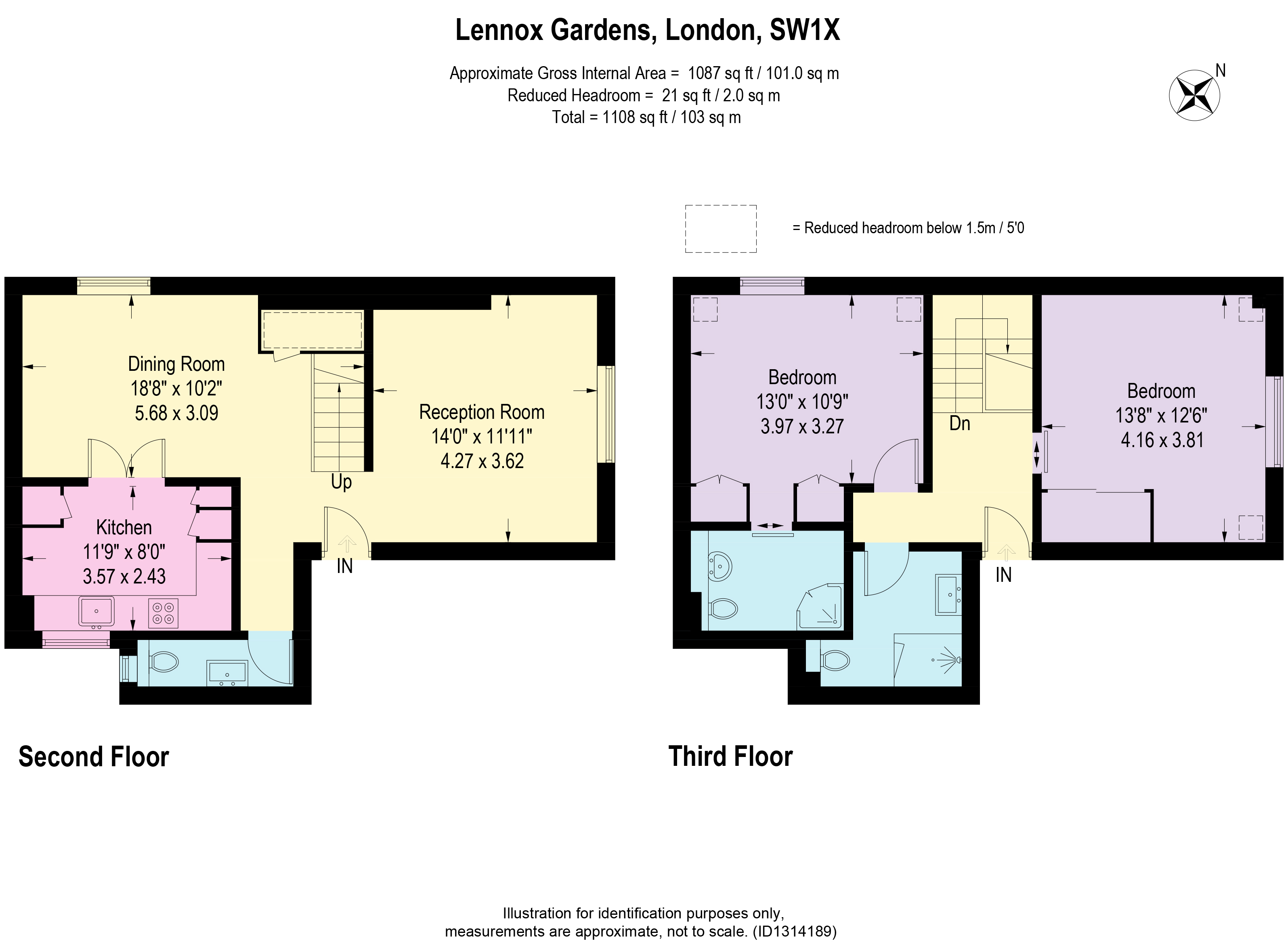 Lennox Gardens, London floorplan
