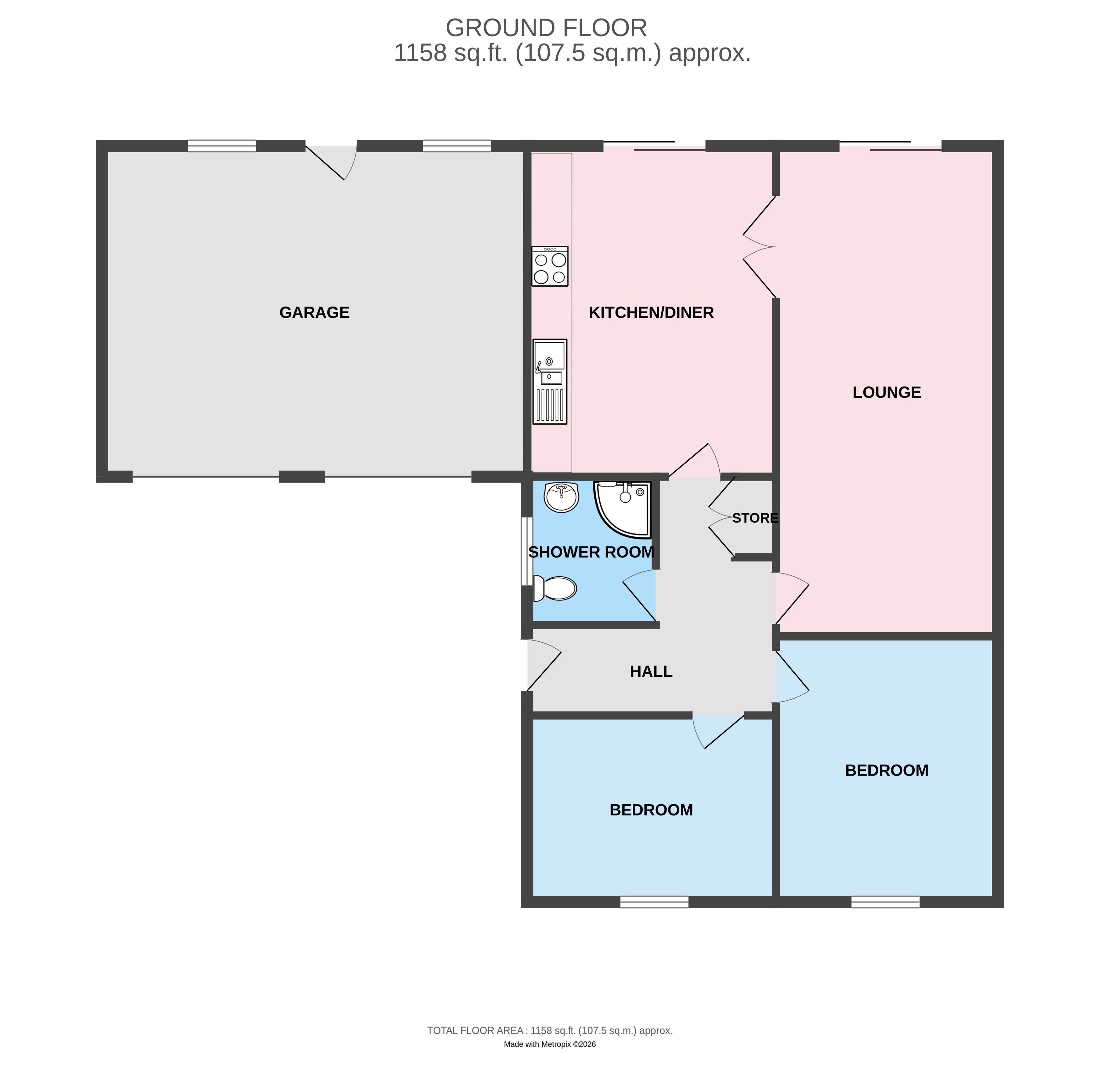 25, Willows Road, Telford floorplan