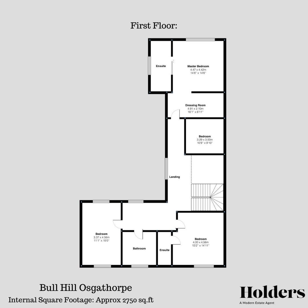 Hill View, 2, Bull Hill, Loughborough floorplan