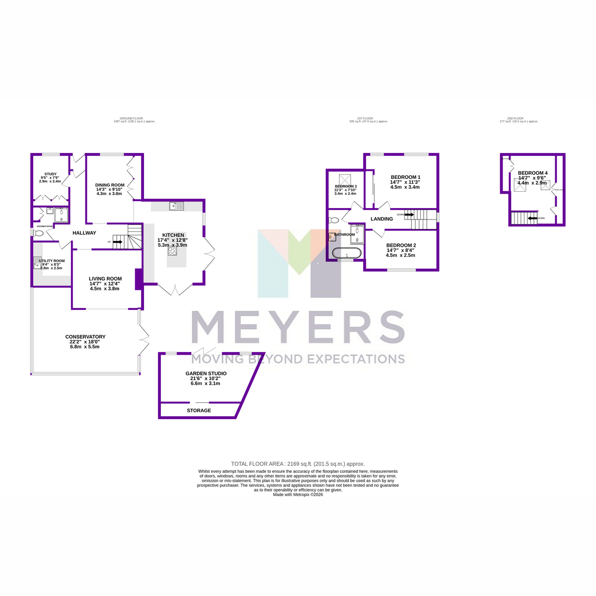 50, Throopside Avenue, Bournemouth floorplan