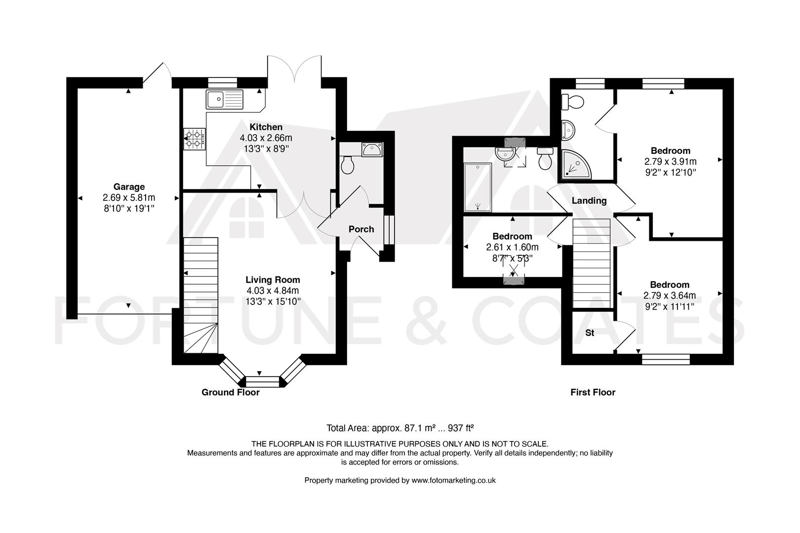 23, Albert Gardens, Harlow floorplan