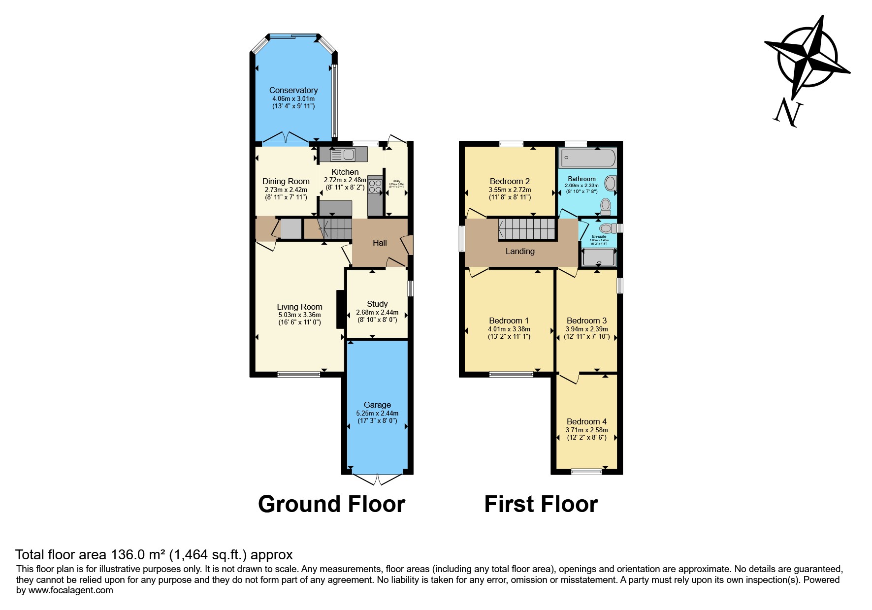 122, Mansfield Road, Nottingham floorplan