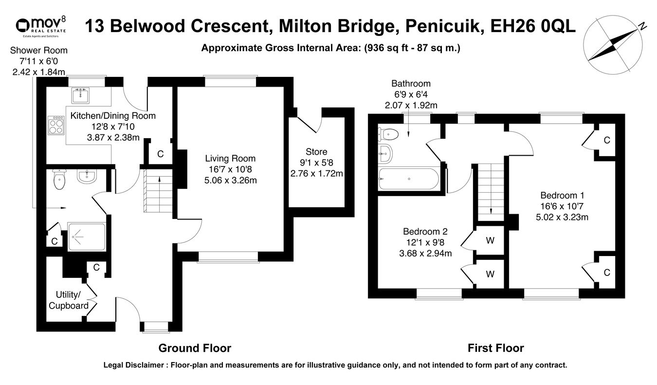 13, Belwood Crescent, Penicuik floorplan