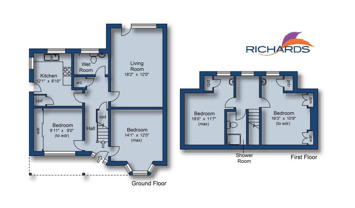 15, Hillcrest Road, Wimborne floorplan