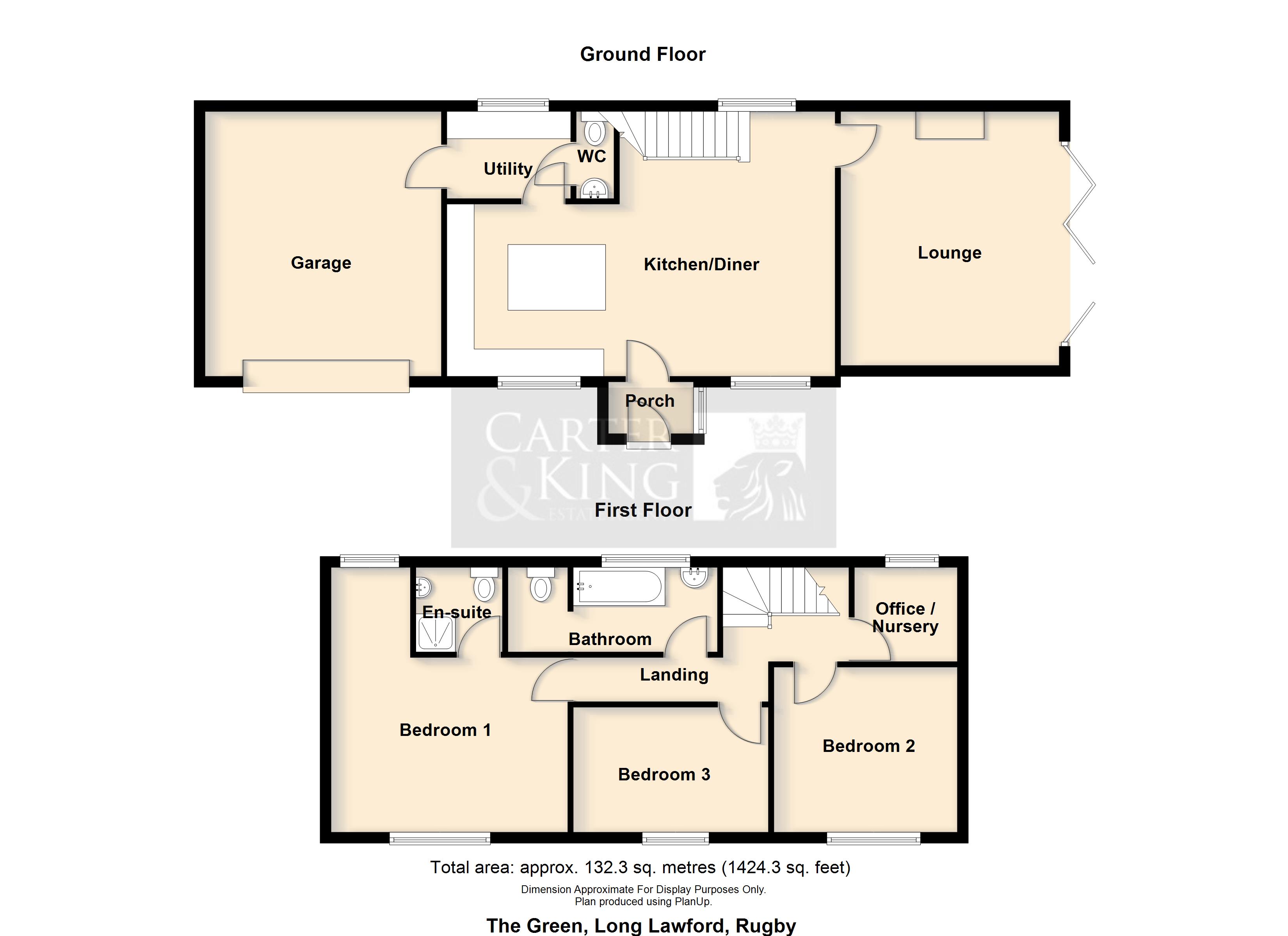 12, The Green, Rugby floorplan