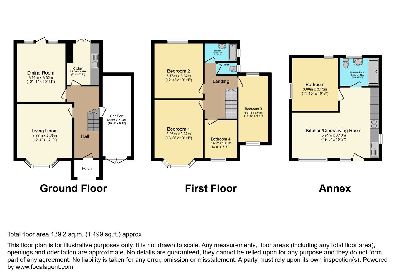 68, Costock Avenue, Nottingham floorplan