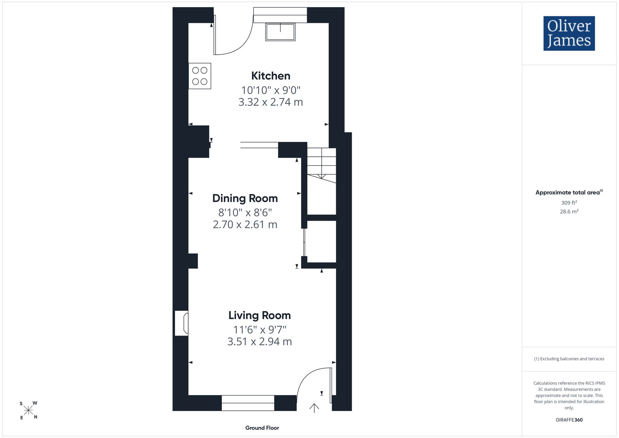 27 West Perry, Huntingdon floorplan
