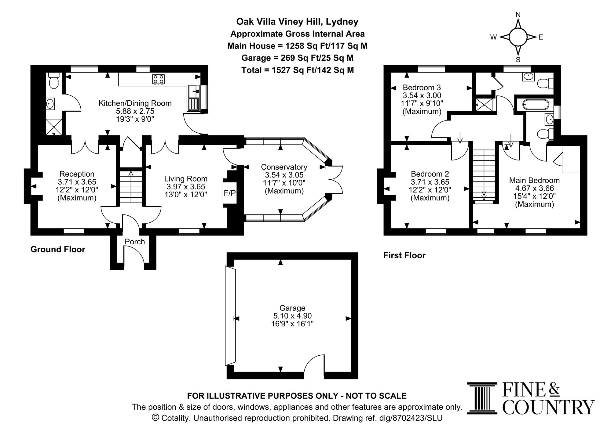 Oak Villa, Lydney floorplan
