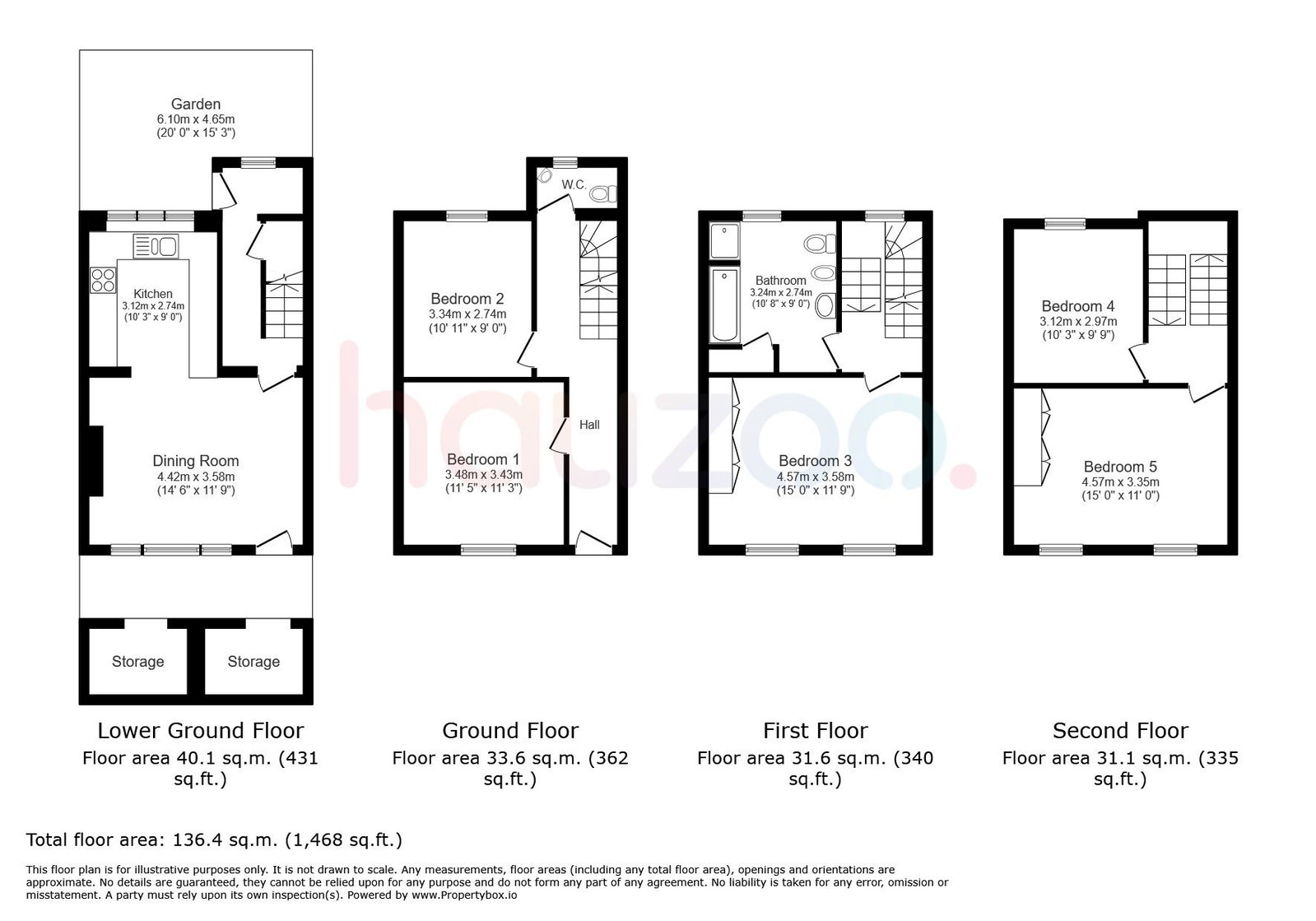 8, Haverstock Street, London floorplan