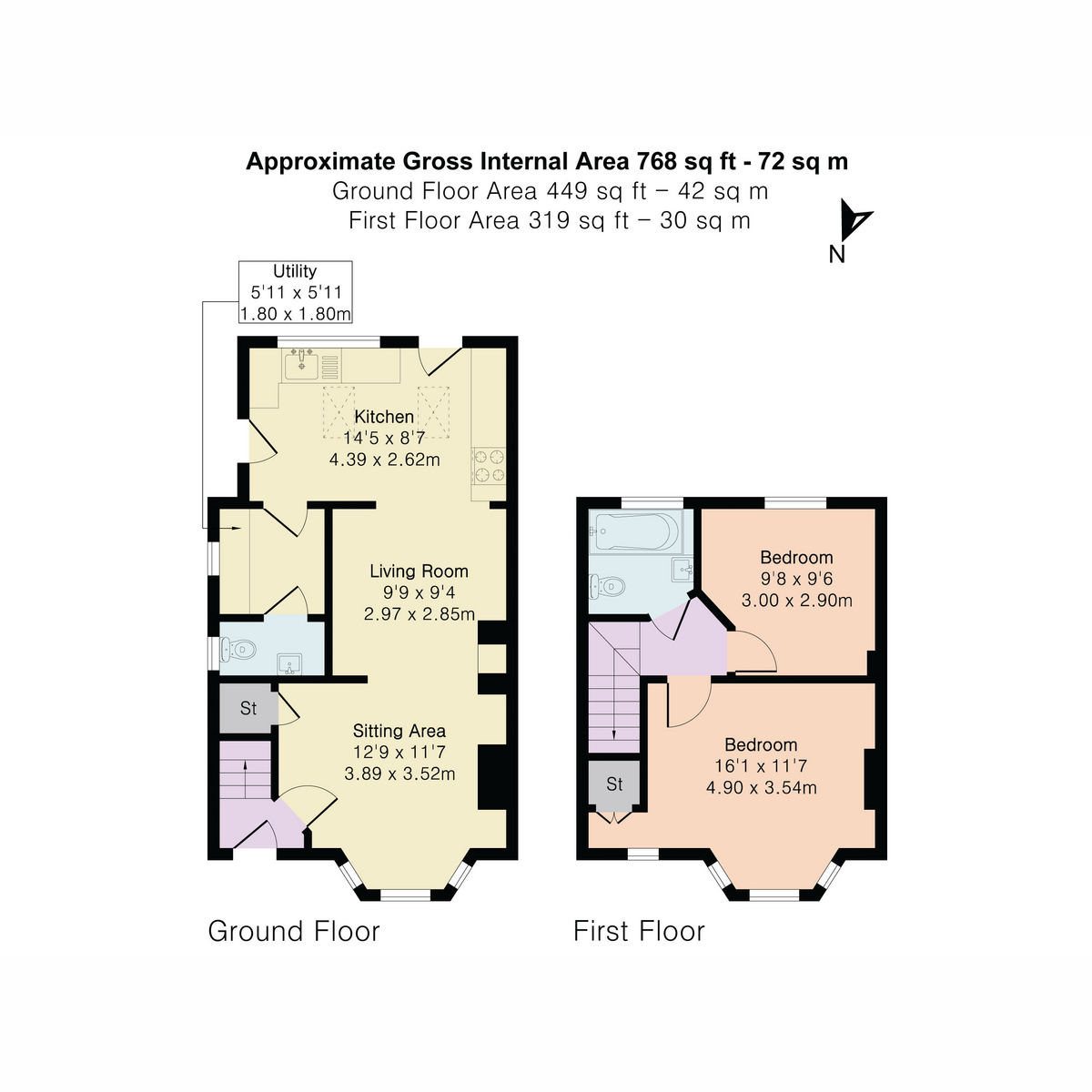 7, Pixton Close, Didcot floorplan