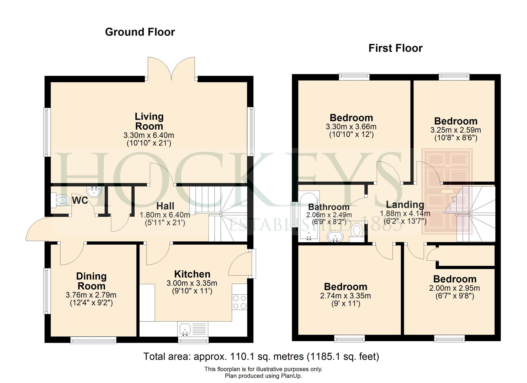 6 Ellwood Close, Ely floorplan