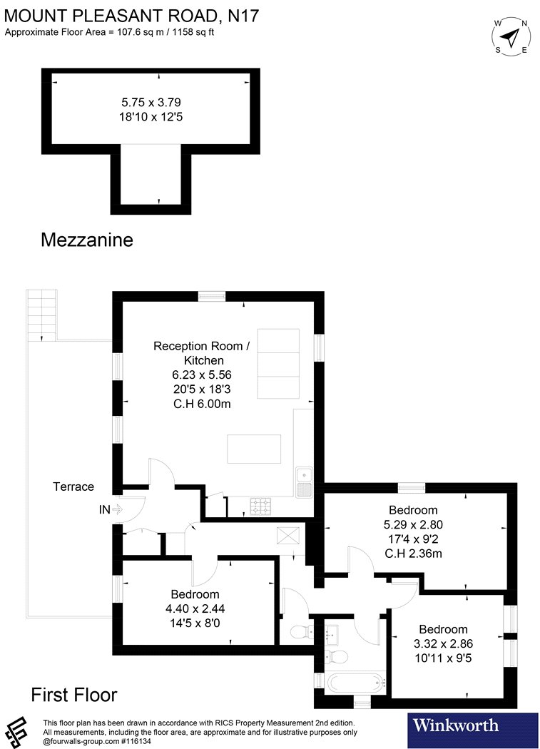 Mount Pleasant Road, London floorplan