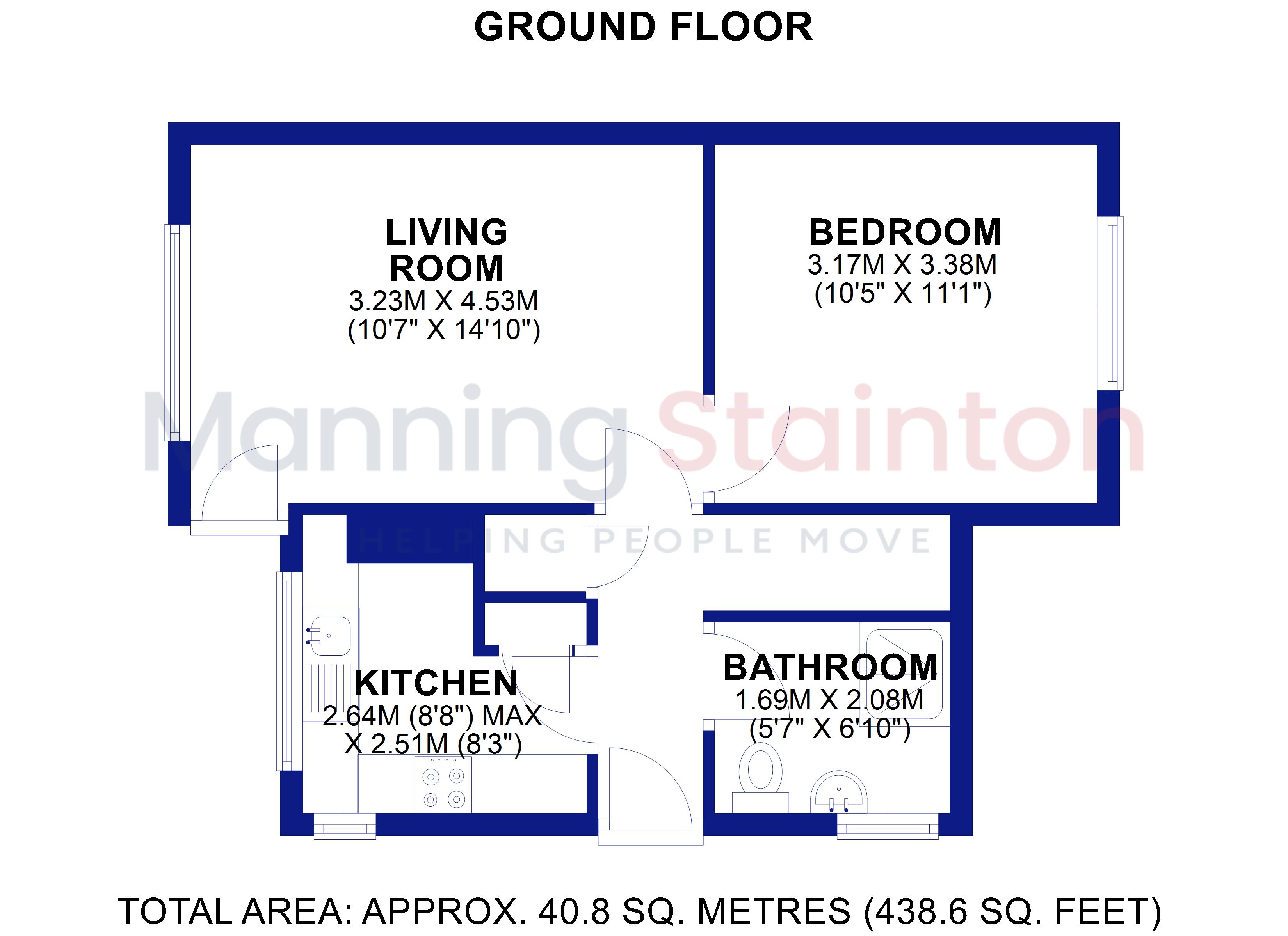 30, Leafield Close, Leeds floorplan