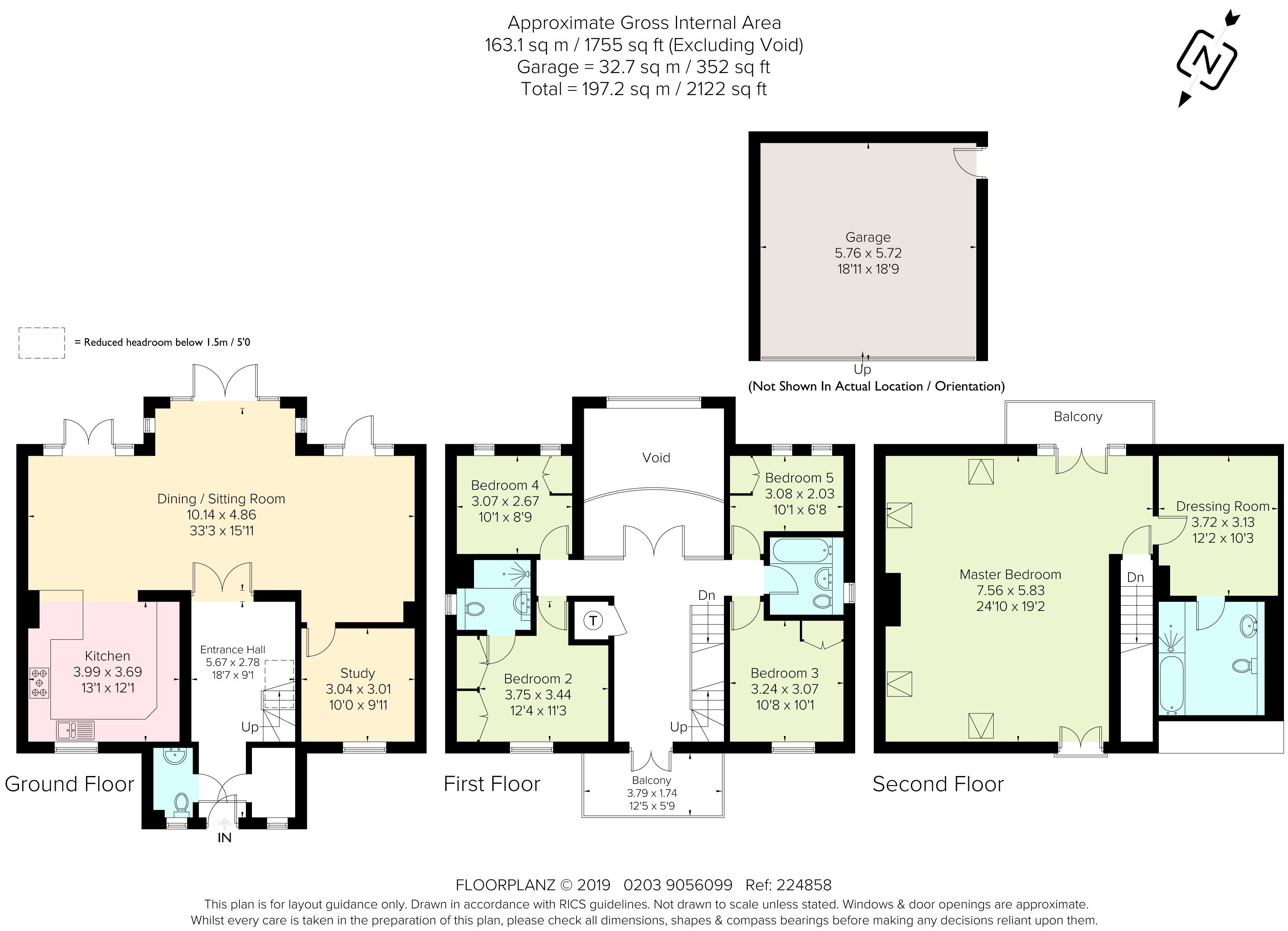 5 Bedrooms Detached house to rent in Stirling Drive, Caterham CR3