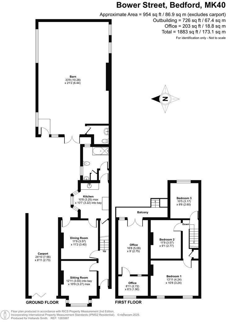 25, Bower Street, Bedford floorplan