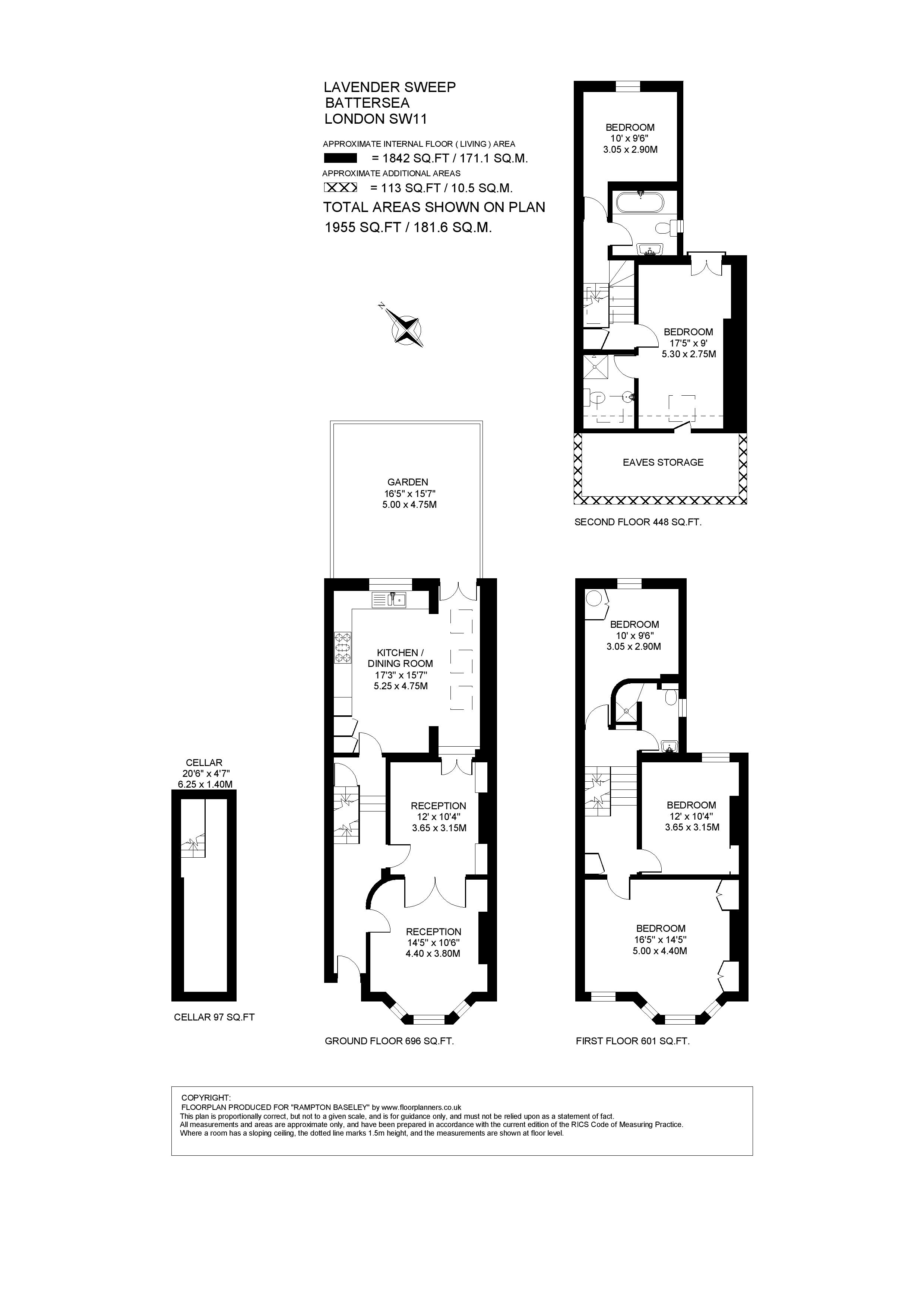 73, Lavender Sweep, London floorplan