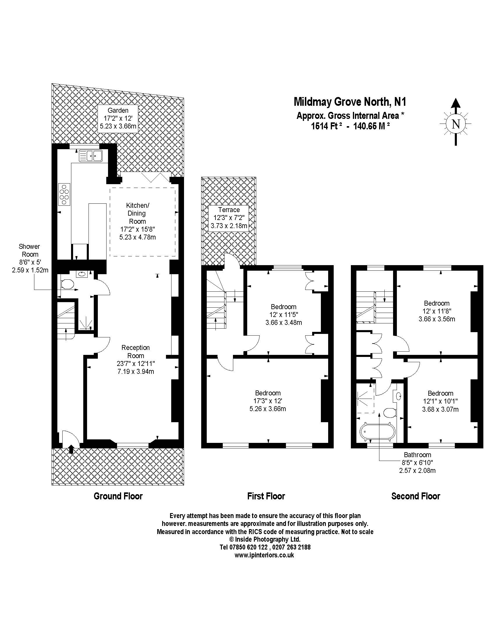 3, Mildmay Grove North, London floorplan