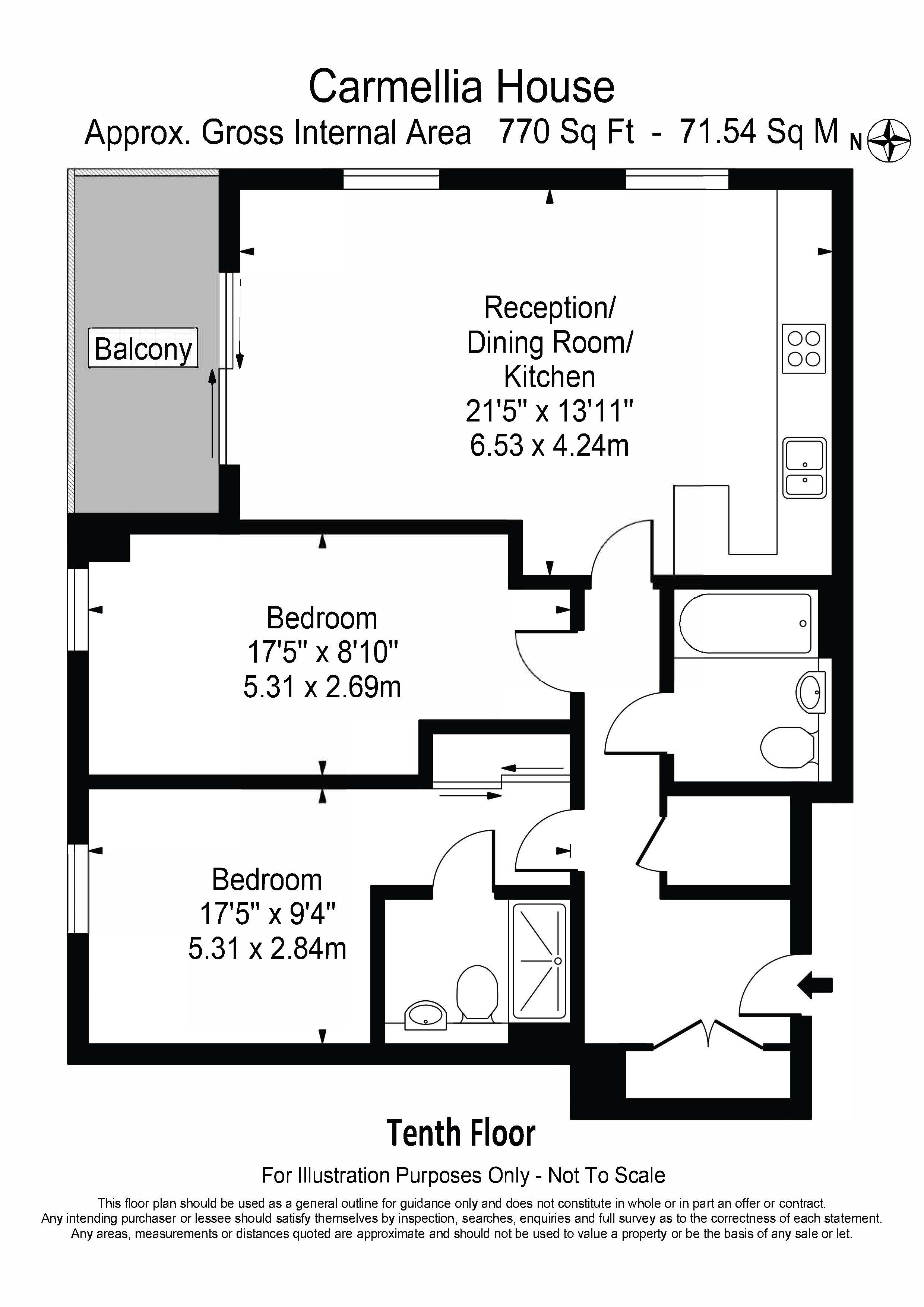 3, Aerodrome Road, London floorplan