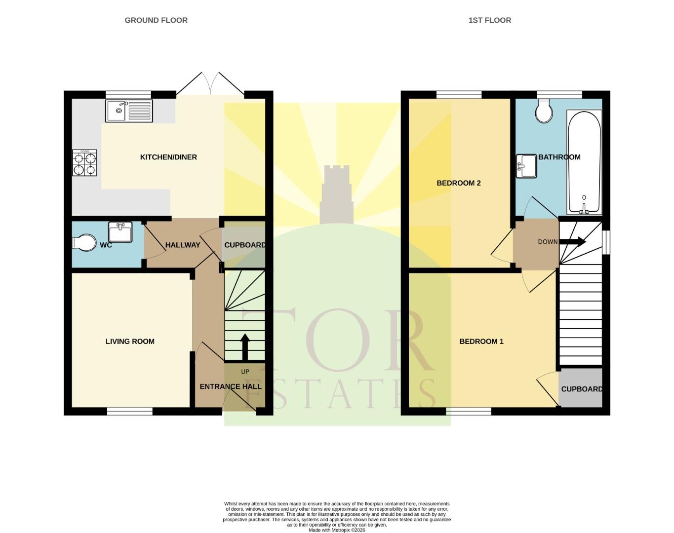 4, Buckton Close, Glastonbury floorplan