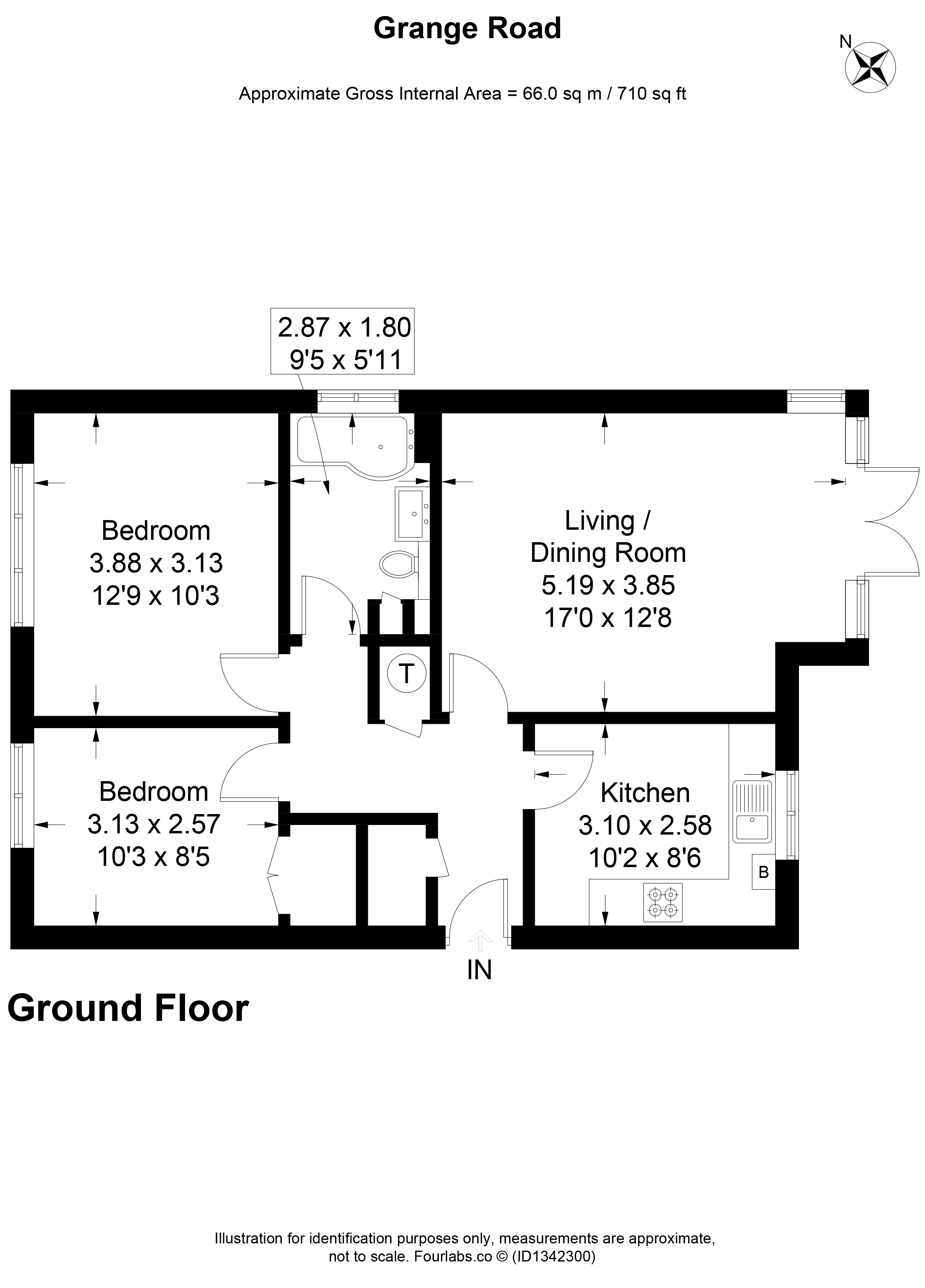 Grange Road, Sutton floorplan