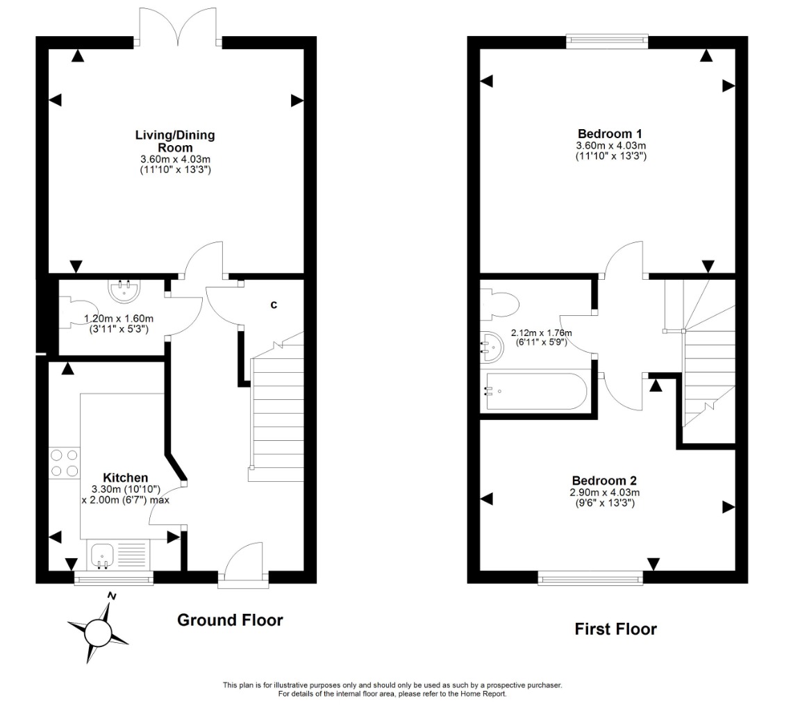 24, Meikle Drive, Penicuik floorplan