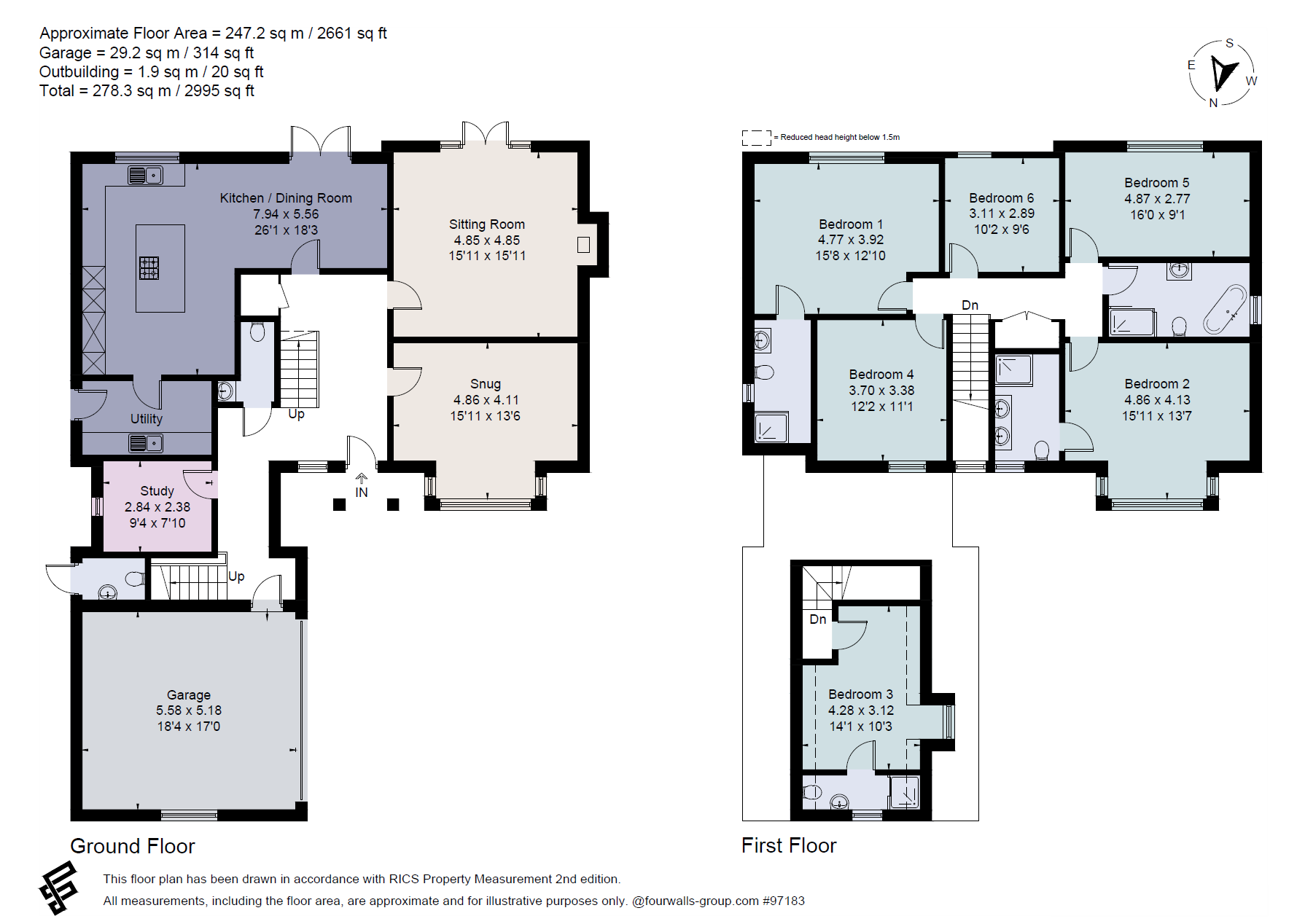 Rowan Lane, Off Tower Road, Ashley Heath floorplan